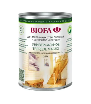 2044 BIOFA Универсальное твердое масло для дерева купить в Москве фото