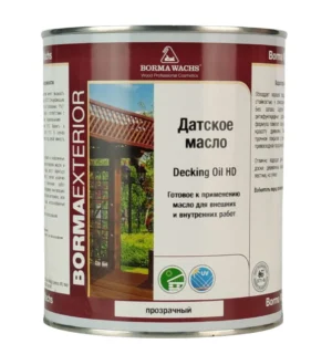 Датское масло для наружных работ по дереву Decking Oil Borma Wachs (Борма) купить в Москве фото