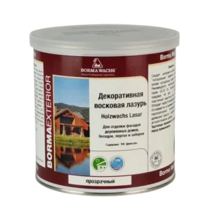 Декоративная восковая лазурь Holzwachs Lasur Borma Wachs купить в Москве фото