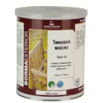 Тиковое масло Teak Oil Borma Wachs (Борма) для наружных работ по дереву купить в Москве фото