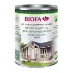 2043M BIOFA Масло защитное для наружных работ с антисептиком
