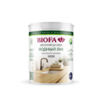 Водный лак для столярных работ BIOFA 5030 шелковисто-матовый
