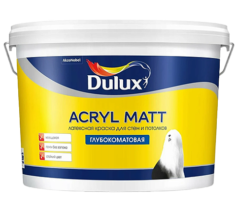 bd377b0490dde4863e93fad2a1cb3fbf.png Dulux Luxium Acryl Matt — глубокоматовая краска — изображение 1