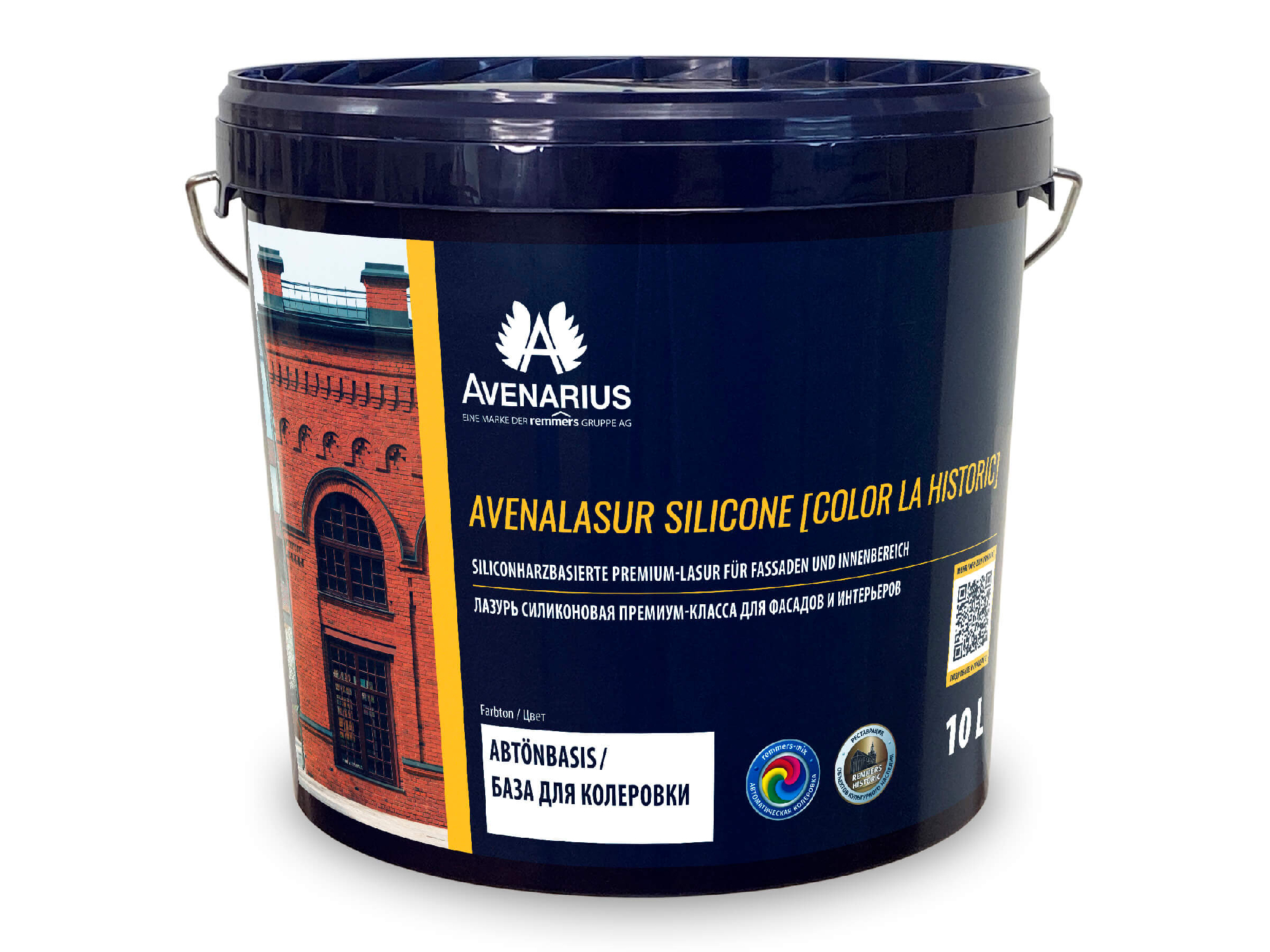 z238j2sek0xla6t28g3i59gxx6d75zb4.jpg Avenarius AVENALASUR SILICONE — Силиконовая лазурь для минеральных фасадов — изображение 1
